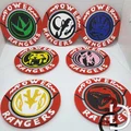 Bộ coaster chủ đề Power Ranger kèm holder thắt lưng - Thumbnail 1