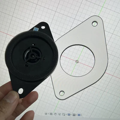 Ngàm gắn tweeter góc taplo Subaru Outback 2021+ (Dash Corner Tweeter Mounting Bracket)