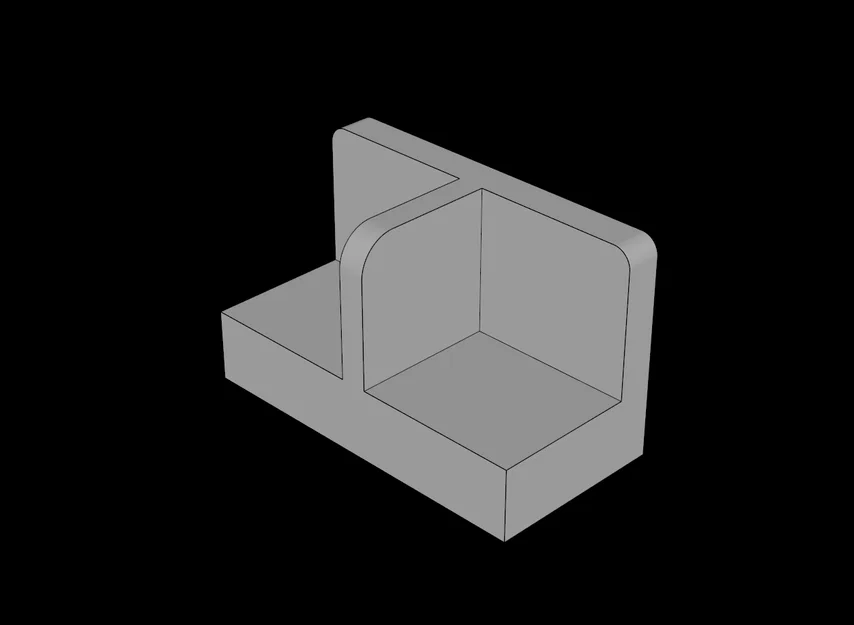 Mô hình tấm ngăn 1x2 tương thích Lego (93095.dat) in 3D - Image 1