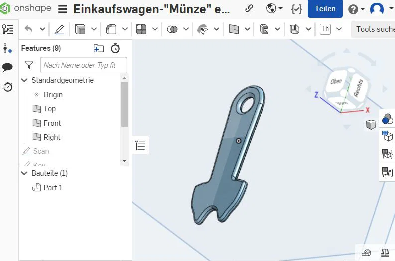 Chìa khóa mở xe đẩy siêu thị in 3D tiện lợi cho mọi người - Image 1