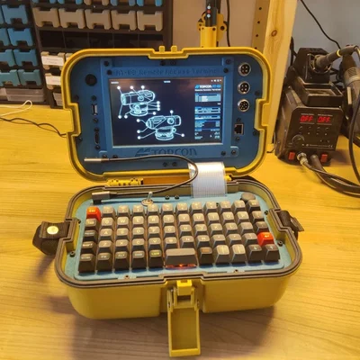 AT-B3 cyberdeck – Cyberdeck trong vali Topcon AT-B3