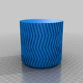 Chậu trồng cây ZigZag vase mode (ZigZag vase mode flowerpot planter) - Thumbnail 4