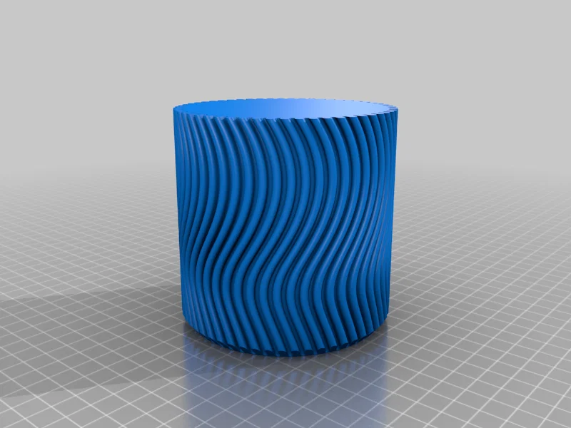 Chậu cây WAVY vase mode (flowerpot planter) uốn lượn - Image 5