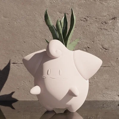 Clefairy - Pokemon Pot Plant (Chậu trồng cây Pokémon Clefairy)