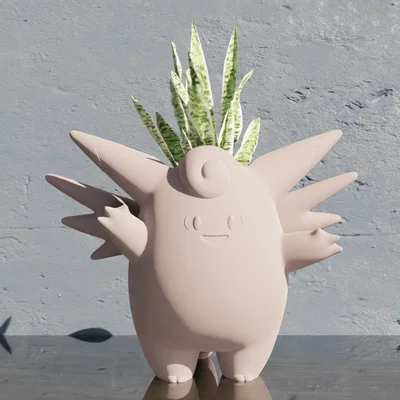Clefable - Chậu Cây Pokemon