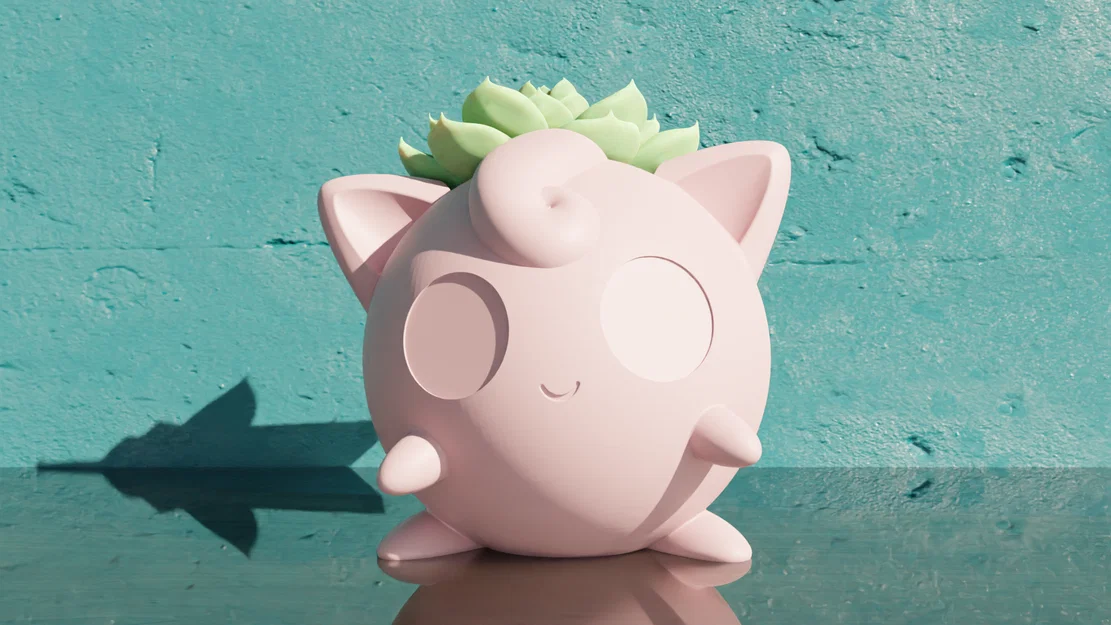 Jigglypuff - Chậu trồng cây Pokemon - Image 1