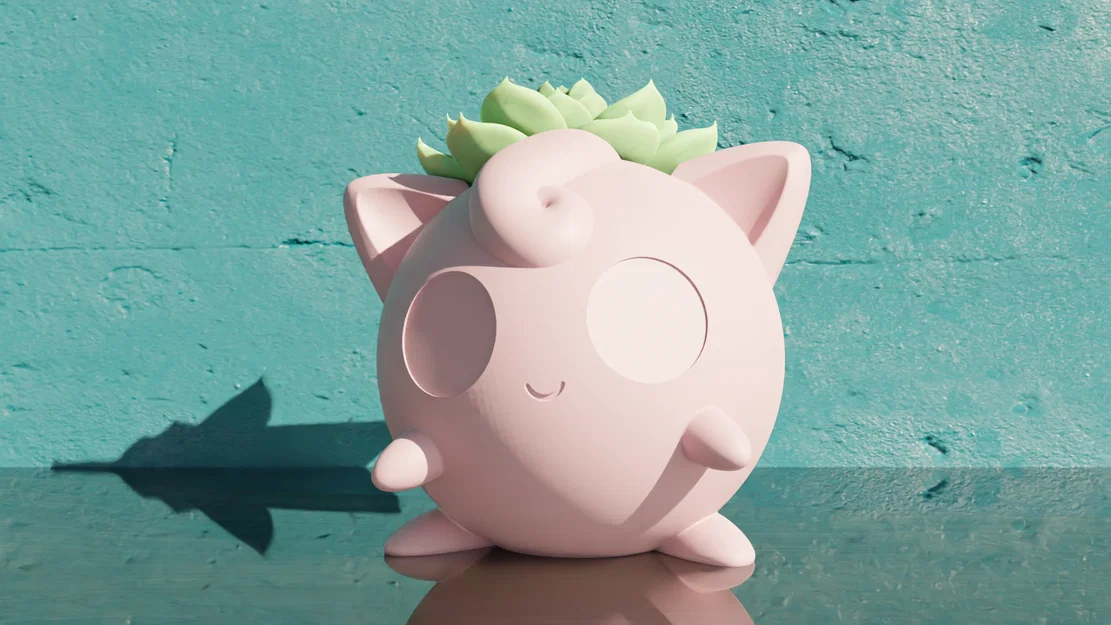 Jigglypuff - Chậu trồng cây Pokemon - Image 2