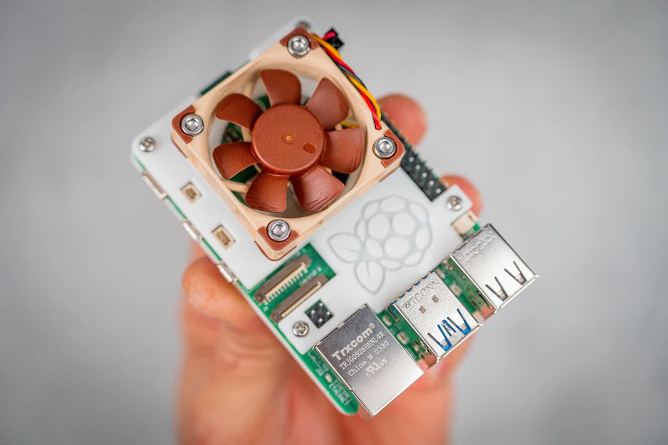 Case Raspberry Pi 5 ICECASE SLIM Pi5 (kèm quạt Noctua 4010 5V) - Image 1