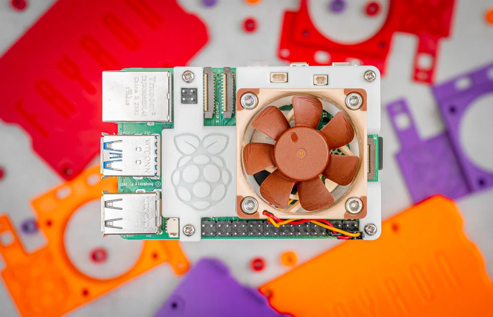 Case Raspberry Pi 5 ICECASE SLIM Pi5 (kèm quạt Noctua 4010 5V) - Image 3