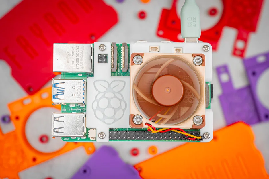 Case Raspberry Pi 5 ICECASE SLIM Pi5 (kèm quạt Noctua 4010 5V) - Image 4