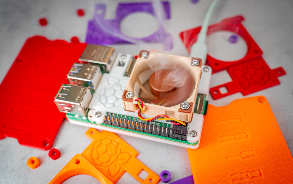 Case Raspberry Pi 5 ICECASE SLIM Pi5 (kèm quạt Noctua 4010 5V) - Image 6