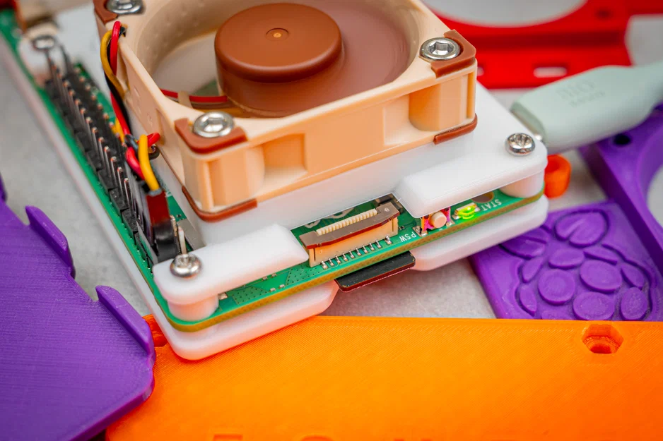 Case Raspberry Pi 5 ICECASE SLIM Pi5 (kèm quạt Noctua 4010 5V) - Image 8