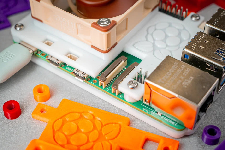 Case Raspberry Pi 5 ICECASE SLIM Pi5 (kèm quạt Noctua 4010 5V) - Image 9