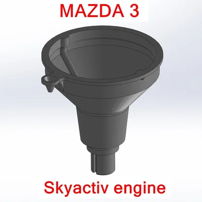 Phễu châm dầu cho Mazda 3 Skyactiv khi thay nhớt