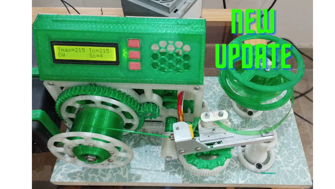 Máy tái chế nhựa PET phiên bản nâng cấp - Tự chế filament in 3D tại nhà - Image 1
