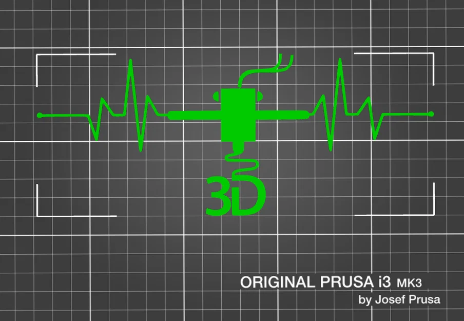Mô hình trang trí 3D Hlava - Lấy cảm hứng từ Prusa i3 MK3 - Image 1