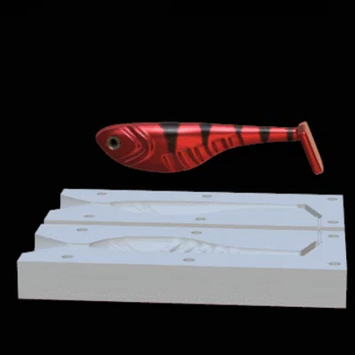 Khuôn Đúc Mồi Giả Câu Cá 12cm (Fishing Lure Mold) - Tự Làm Tại Nhà