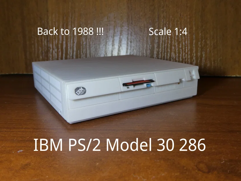 IBM PS/2 Model 30 286 (tỉ lệ 1:4, có hộp đựng đồ nhỏ) - Image 1