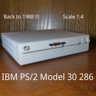 IBM PS/2 Model 30 286 (tỉ lệ 1:4, có hộp đựng đồ nhỏ)