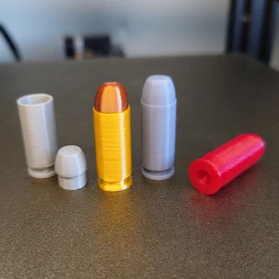 Replica 10mm Auto & Snap Cap (Dummy Round) - Mô hình in 3D