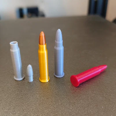 Replica .17 HMR và snap cap (dummy round) để in 3D