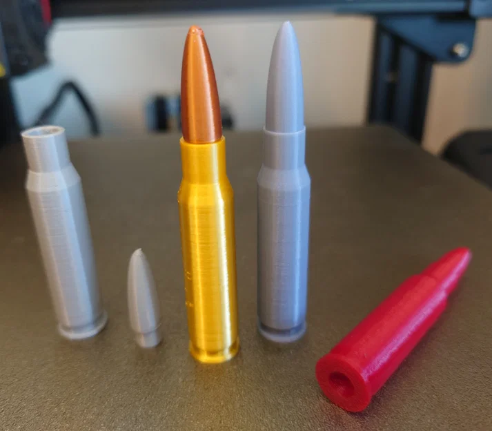 Replica đạn .308 Winchester/7.62 NATO và snap cap (dummy round) - Image 1