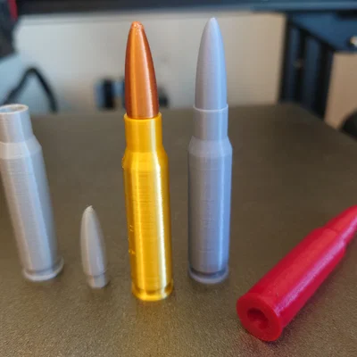 Replica đạn .308 Winchester/7.62 NATO và snap cap (dummy round)