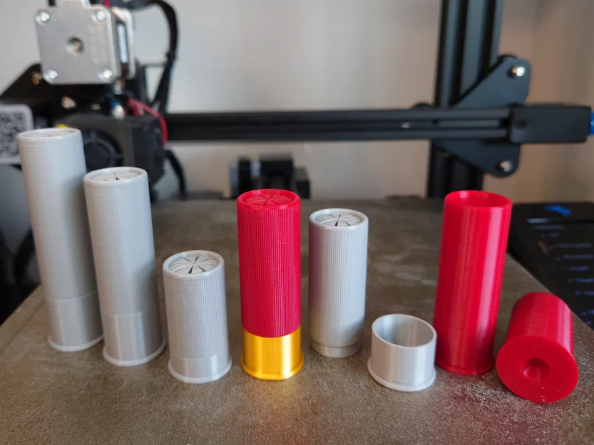 Replica vỏ đạn 12 Gauge Shotshell Pack & snap cap/dummy rounds - Image 1