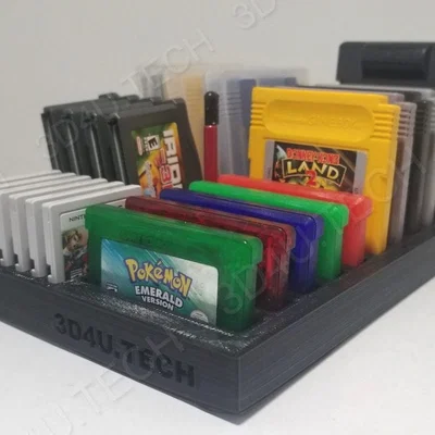 Kệ & Hộp Lưu Trữ Băng Gameboy (GB/GBA/3DS)