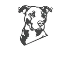 Dây chuyền Pit bull – charm Pit bull, trang sức chó cưng, charm/necklace Adoption - Thumbnail 1
