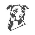 Dây chuyền Pit bull – charm Pit bull, trang sức chó cưng, charm/necklace Adoption - Thumbnail 2