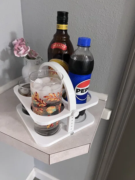 Khay đựng ly cà phê/đồ uống ergonomic điều chỉnh được - Image 2