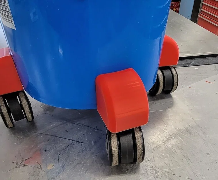 Ngàm gắn bánh xe (Caster Mount) cho xô 5 Gallon - Image 1