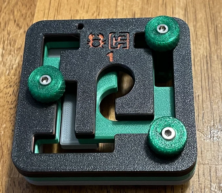 CrabMaze 1 – Mê cung 6 mảnh (3 plate, 3 pin) in 3D - Image 1
