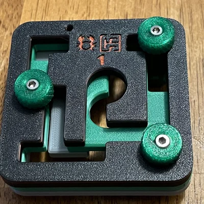 CrabMaze 1 – Mê cung 6 mảnh (3 plate, 3 pin) in 3D