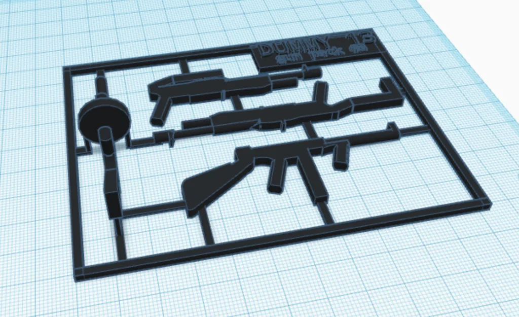 Bộ phụ kiện vũ khí Dummy 13 Gun Pack #3 cho robot in 3D - Image 2