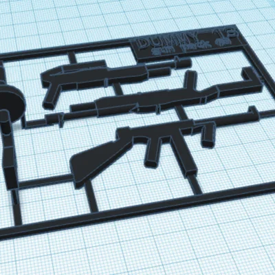 Bộ phụ kiện vũ khí Dummy 13 Gun Pack #3 cho robot in 3D