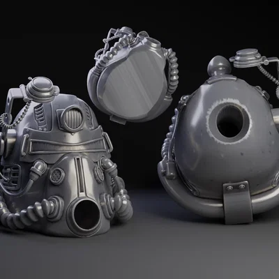 Fallout: Mũ giáp Power Armor T51b – Dice Tower