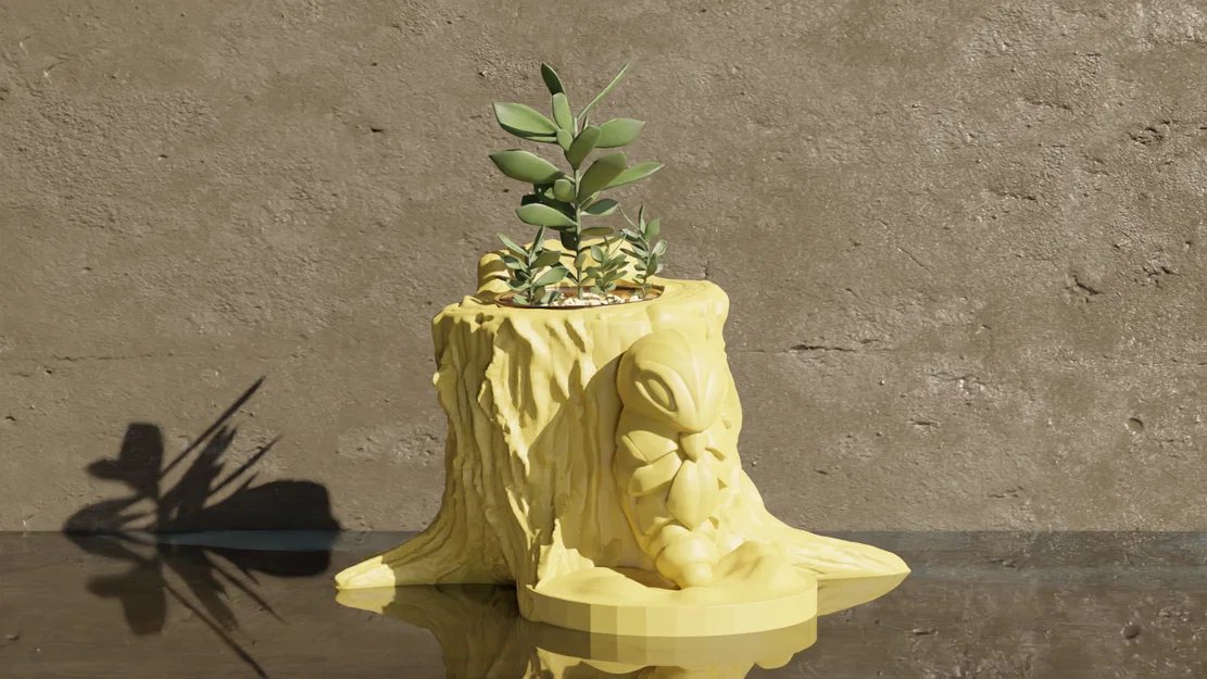 Chậu cây trang trí 3D hình Kakuna Pokemon siêu dễ thương - Image 1