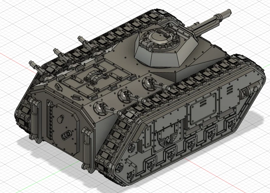 Mô hình xe thiết giáp vận chuyển quân (Space Troop Transport) cho Wargaming - Image 2