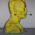 Mô hình tượng bán thân Terminator T-800 - File in 3D cực chi tiết - Thumbnail 3