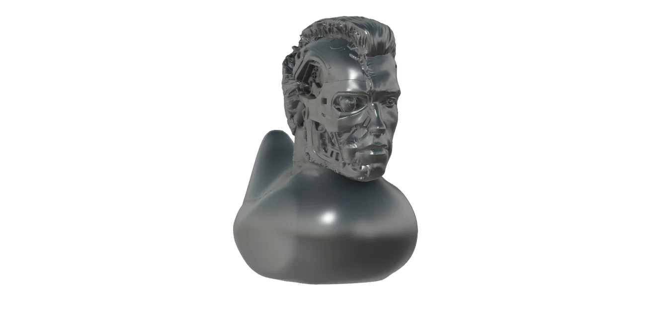 Mô hình chú vịt Terminator T-800 độc lạ để bàn - Image 1