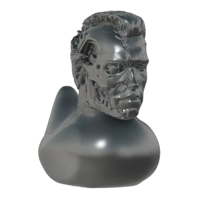 Mô hình chú vịt Terminator T-800 độc lạ để bàn