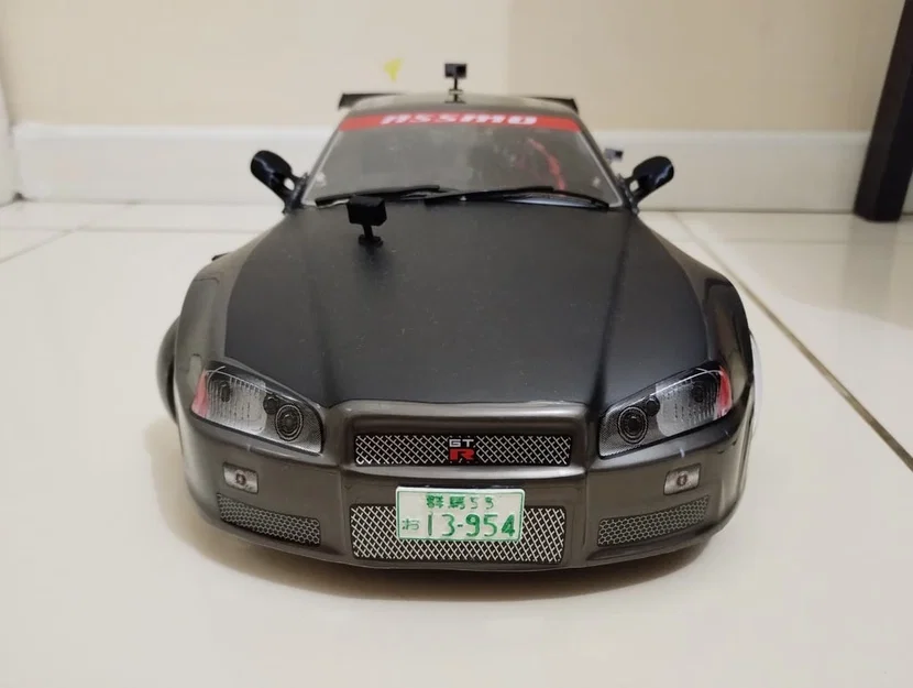 Biển số Nhật tỉ lệ 1:10 cho RC Car (có thể chỉnh sửa) - Image 2