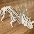 Bộ puzzle 3D Styracosaurus dạng kit card - Thumbnail 1