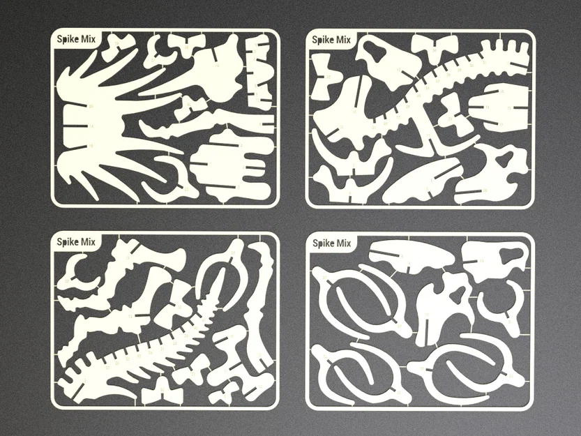 Bộ puzzle 3D Styracosaurus dạng kit card - Image 2