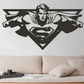 Superman – Tượng treo tường bay lượn (in 2 phần để ghép lớn hơn) - Thumbnail 1