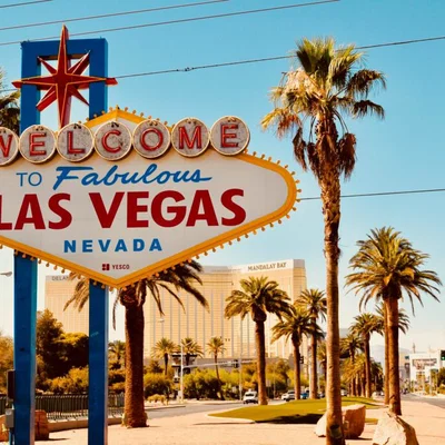 Mô hình trang trí bảng hiệu Welcome to Fabulous Las Vegas in 3D