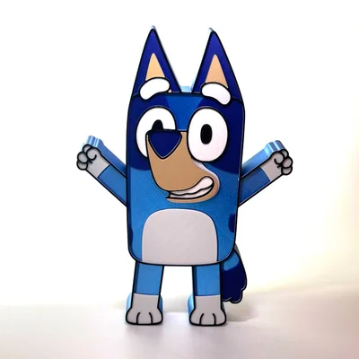 Tượng Bluey (Bluey Figurine) in nhiều màu