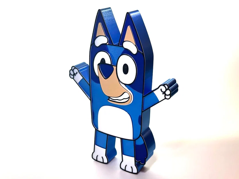 Tượng Bluey (Bluey Figurine) in nhiều màu - Image 2